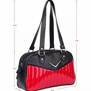 Liquor brand rockabilly purse red glitter